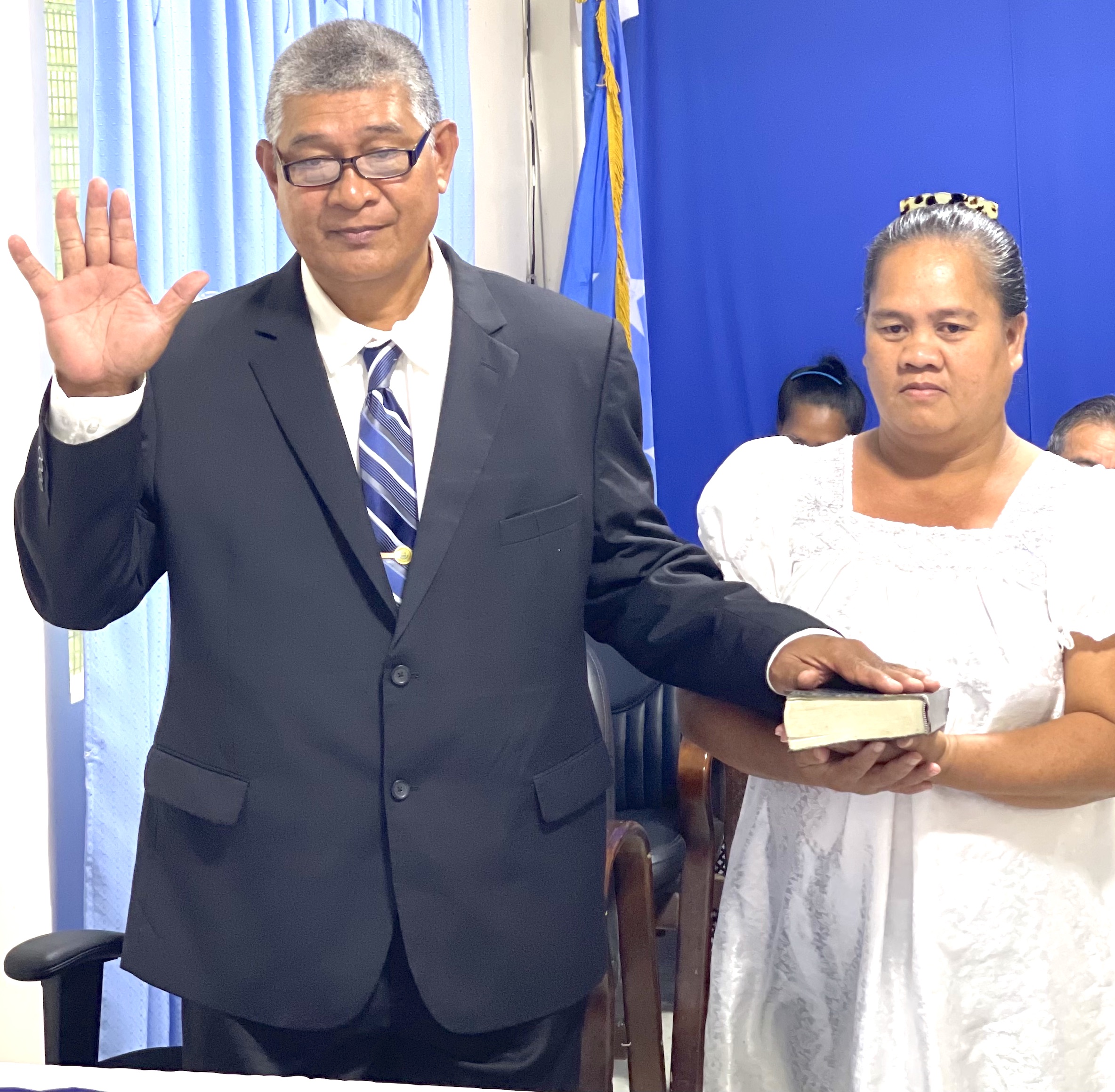 Neth Sworn-in as Kosrae's At-Large Member in the Congress